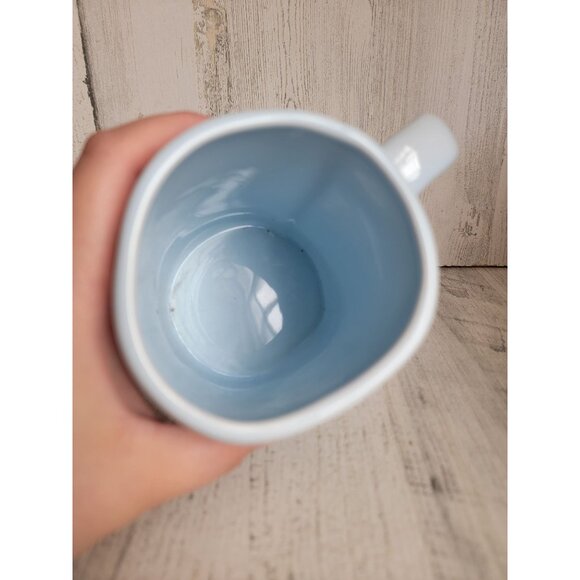 Rae Dunn Light blue Peep's Sake coffee mug Easter home decor - Picture 3 of 5